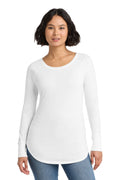 District  Women's Perfect Tri  Long Sleeve Tunic Tee