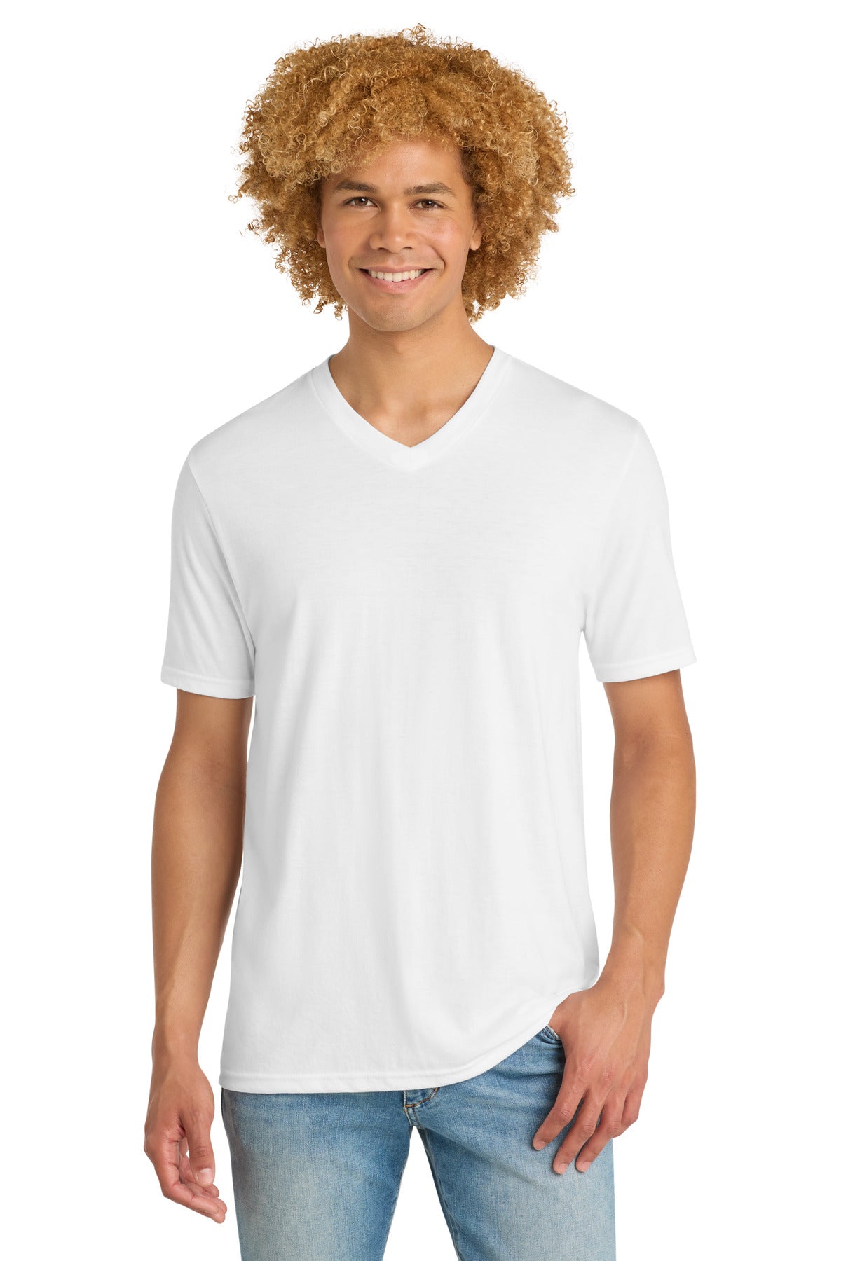 District   Perfect Tri V-Neck Tee