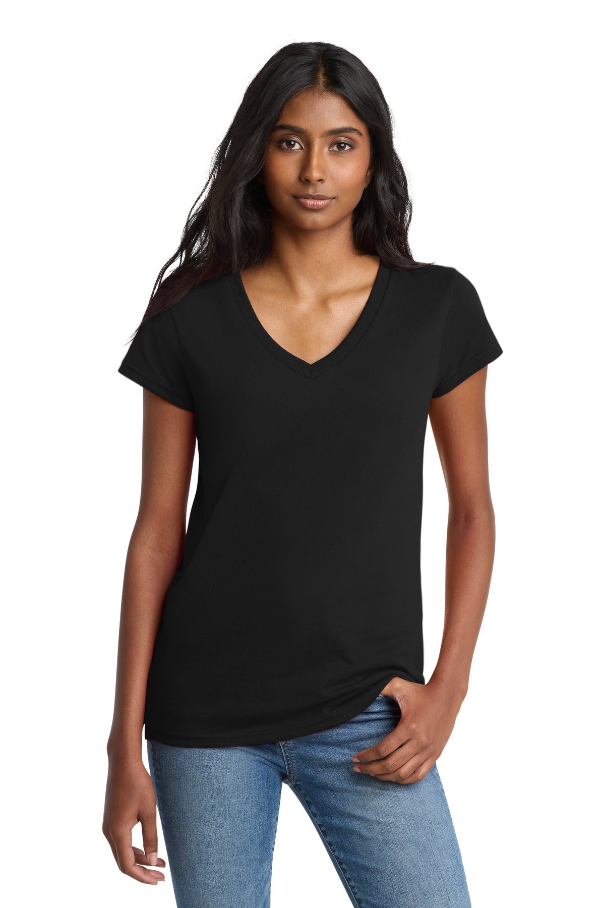 District  Women's Re-Tee  V-Neck