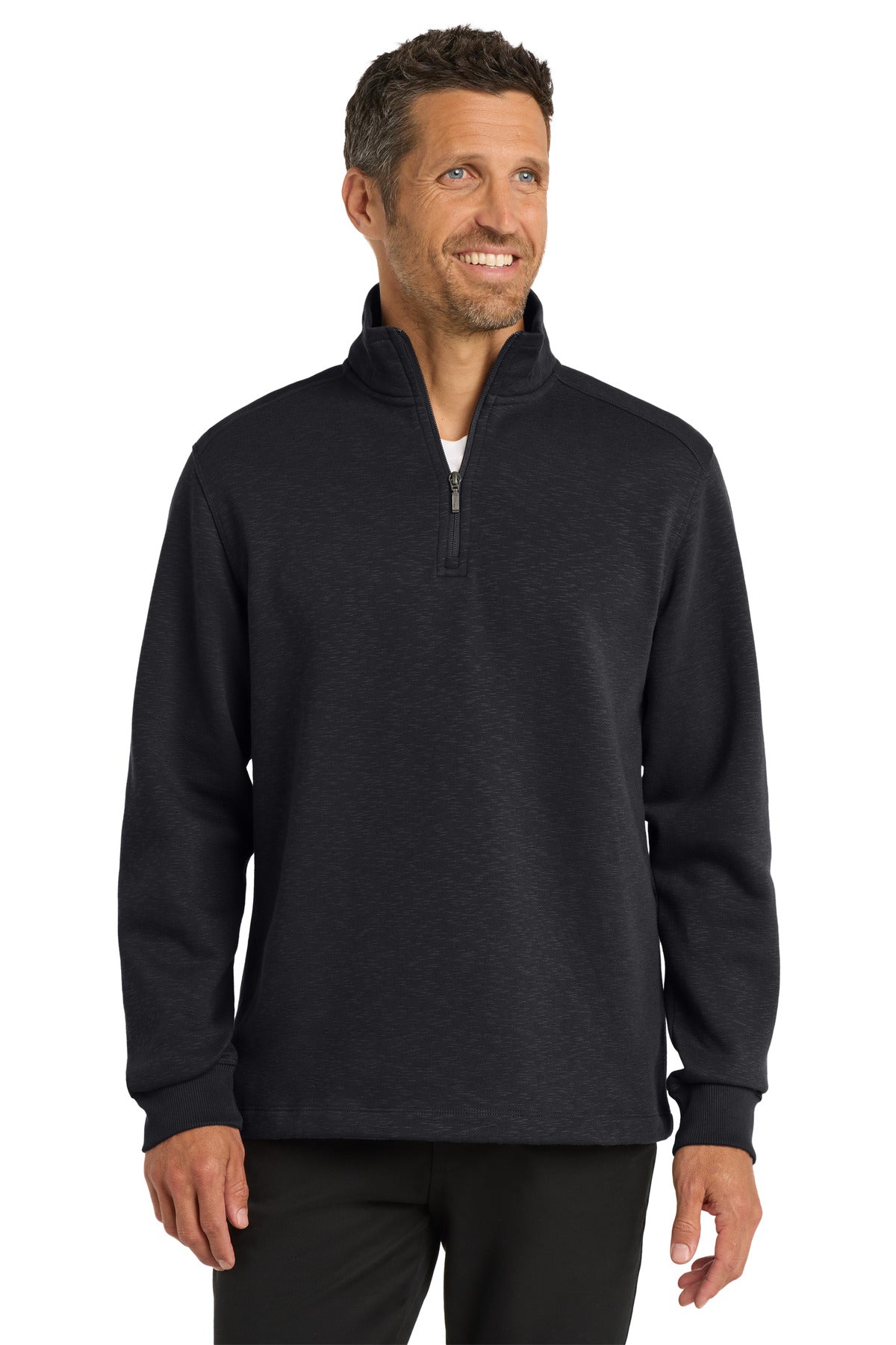 Port Authority Slub Fleece 1/4-Zip Pullover