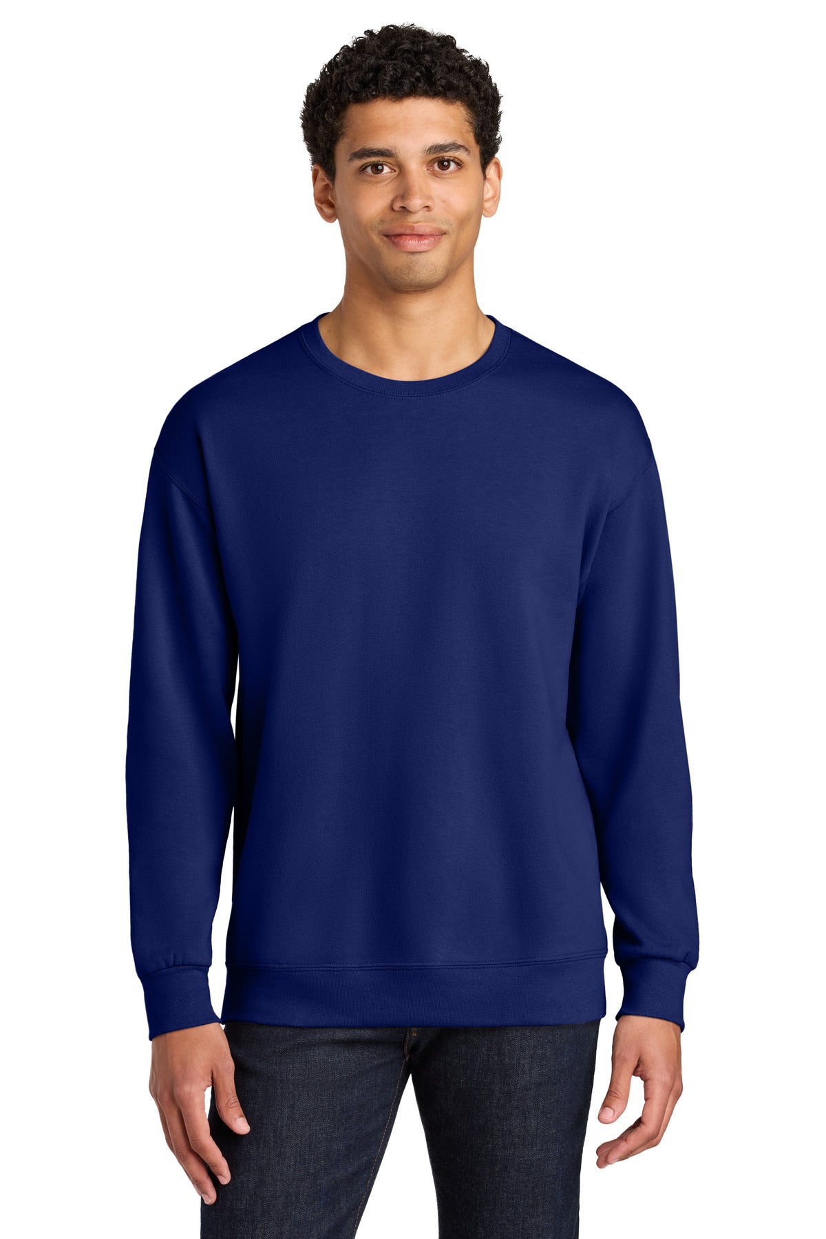 Jerzees Ultimate Unisex CVC Ring Spun Crewneck Sweatshirt