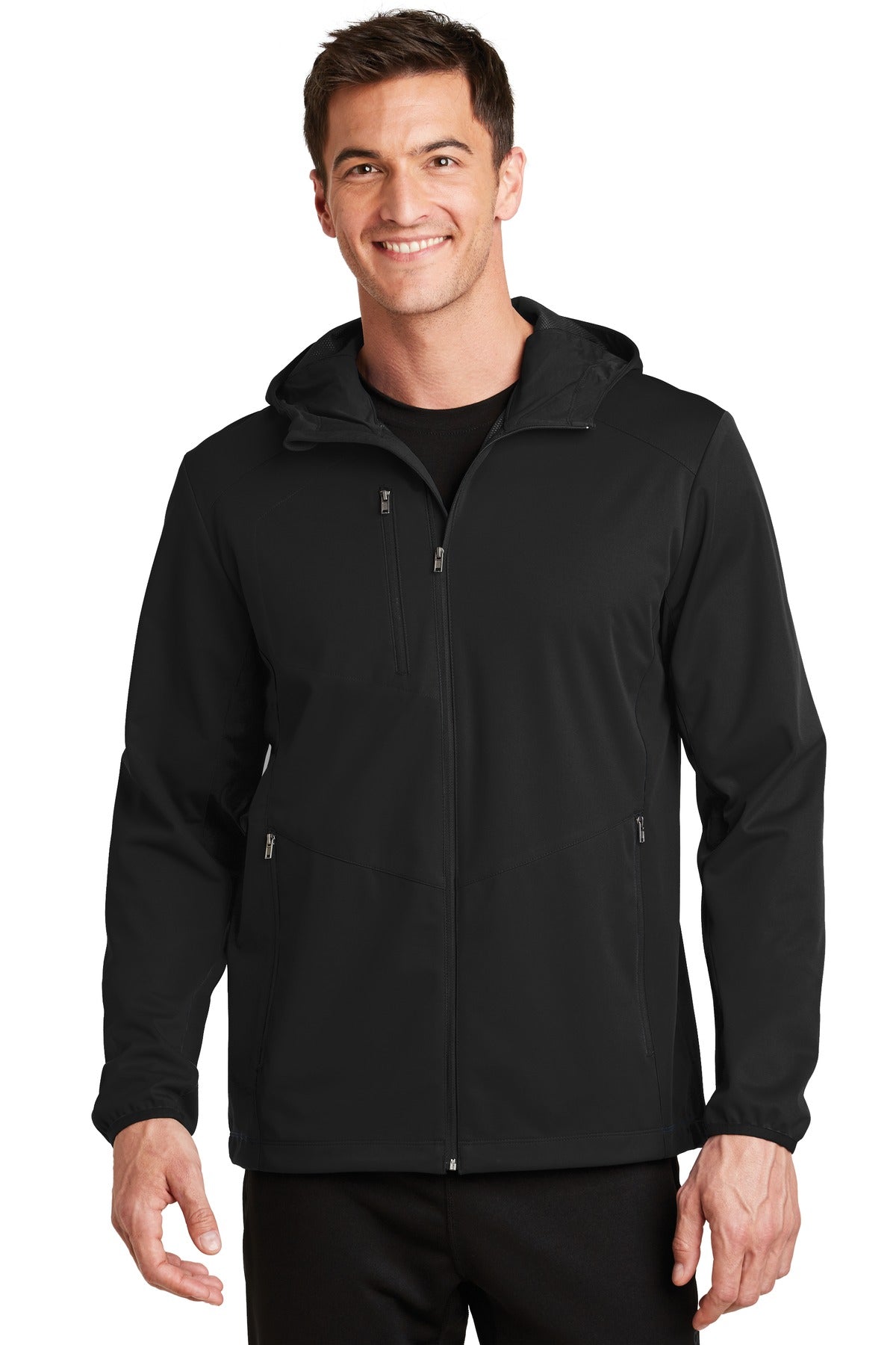 Port Authority Active Hooded Soft Shell Jacket