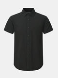 Phenom Classic Short Sleeve Solid Dress Shirt