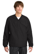 Sport-Tek V-Neck Raglan Wind Shirt