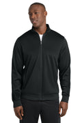 Sport-Tek  Tricot Sleeve Stripe Track Jacket