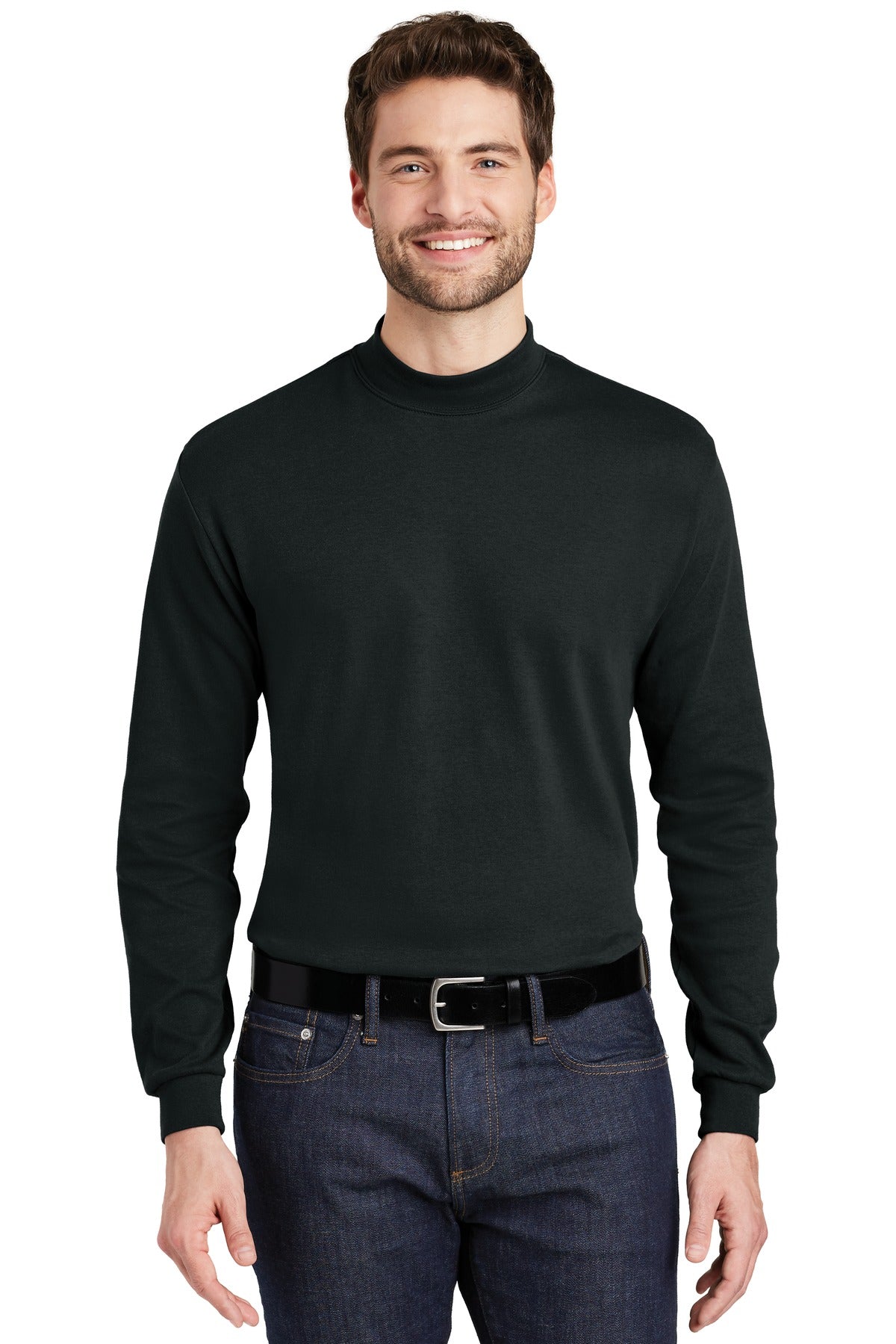 Port Authority Interlock Knit Mock Turtleneck