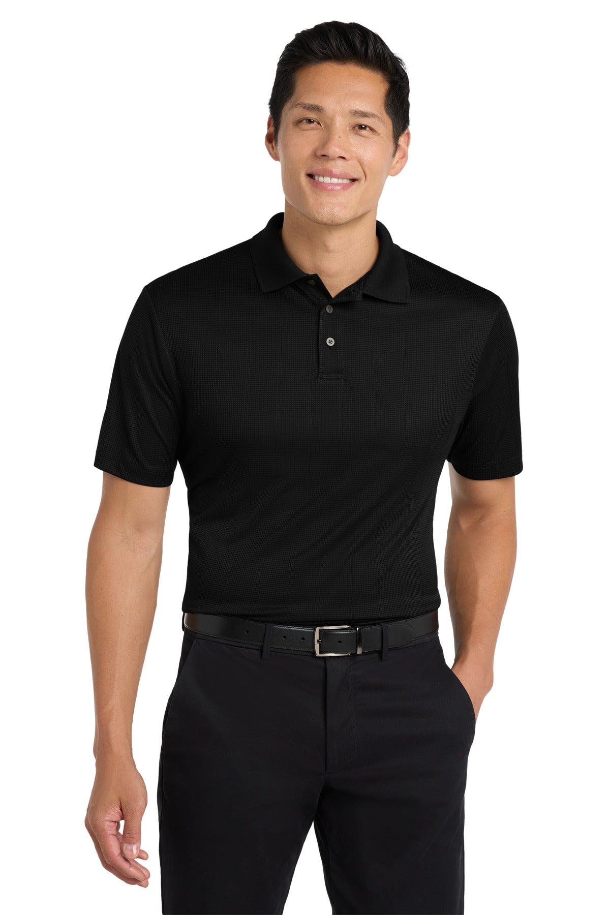 Port Authority Performance Fine Jacquard Polo