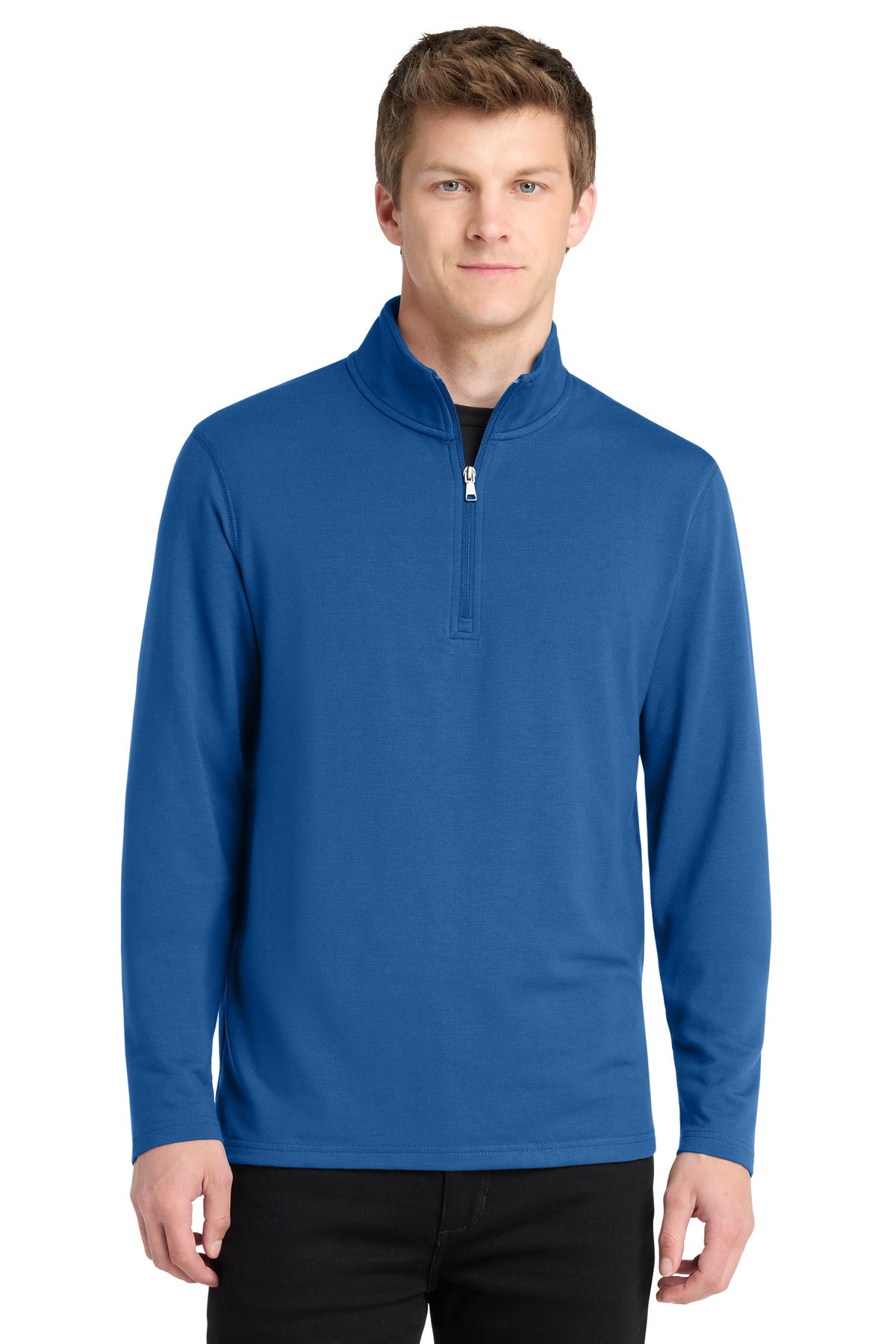 Port Authority Microterry 1/4-Zip Pullover