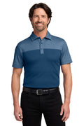 Port Authority Fine Pique Blend Blocked Polo