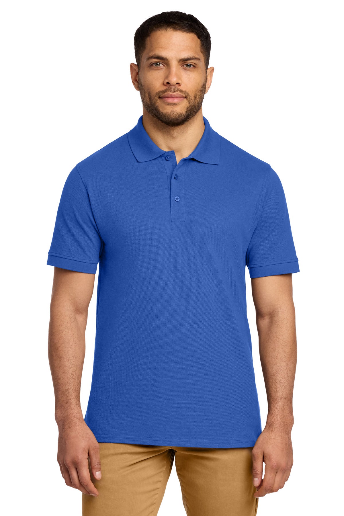 Port & Co Combed Ring Spun Pique Polo