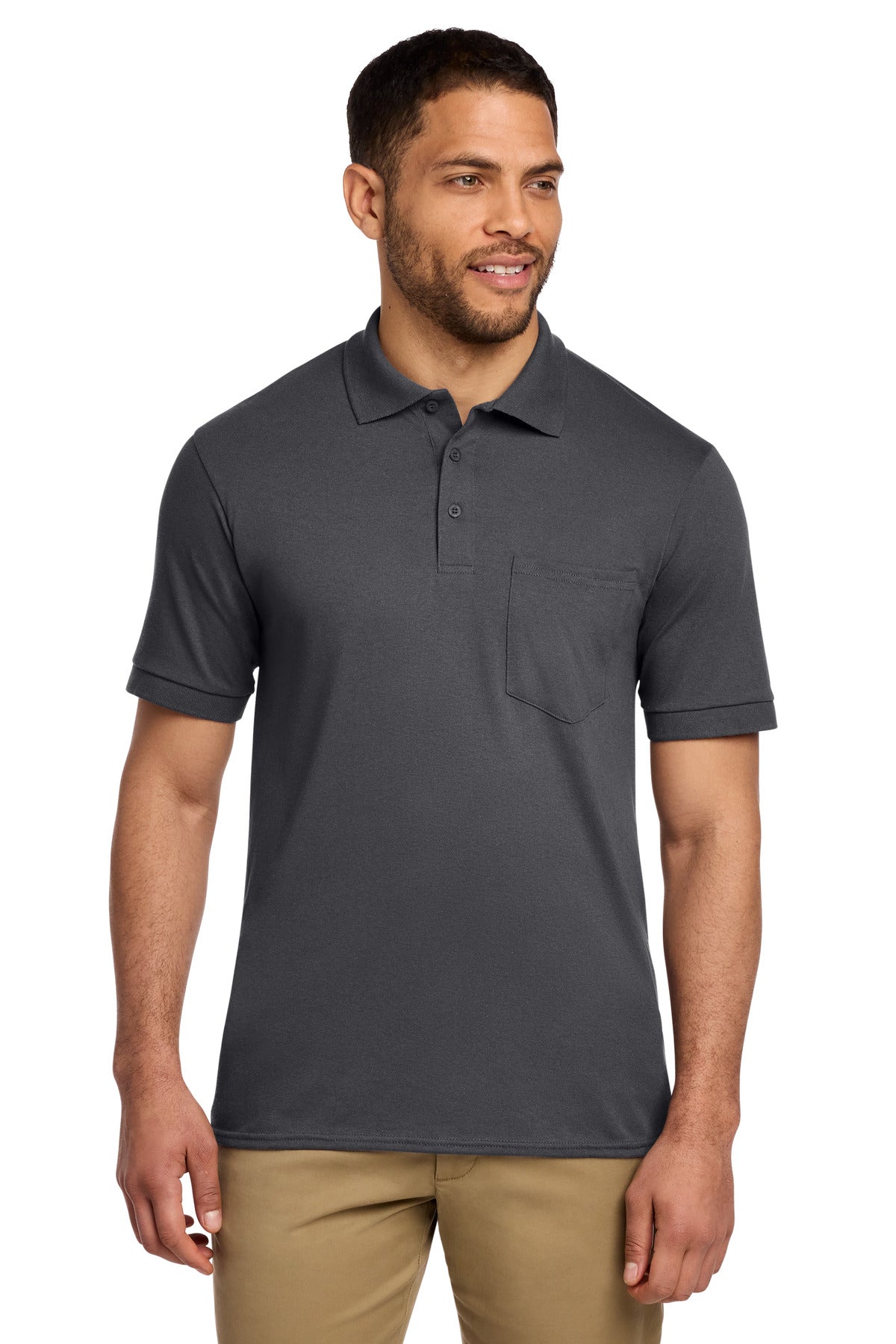 Port & Co Core Blend Jersey Knit Pocket Polo
