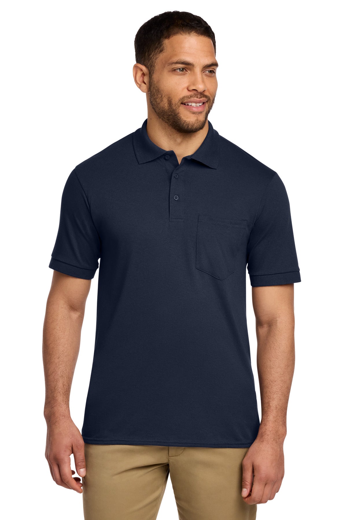 Port & Co Core Blend Jersey Knit Pocket Polo