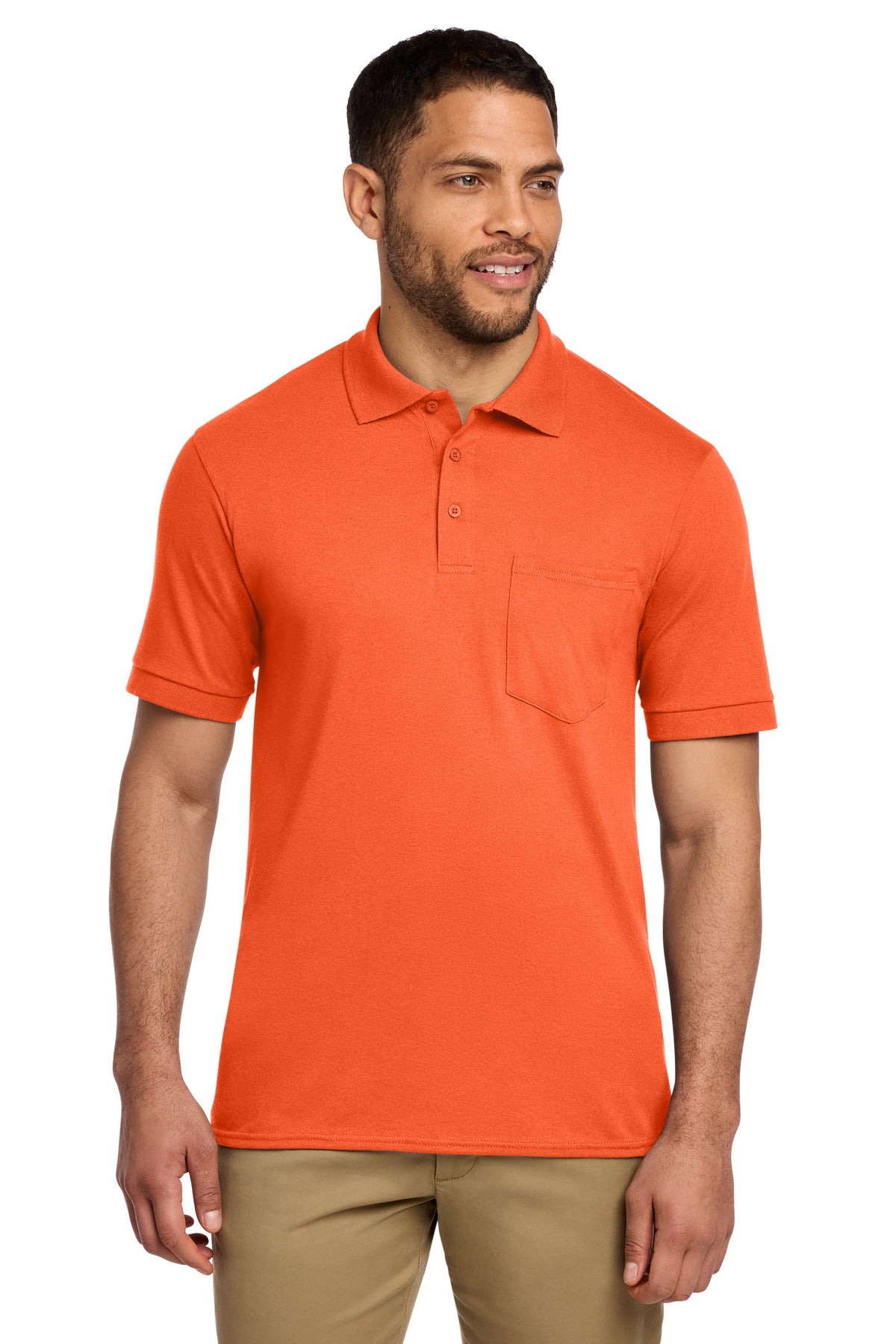 Port & Co Core Blend Jersey Knit Pocket Polo