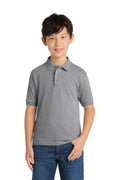 Port & Co Youth Core Blend Jersey Knit Polo