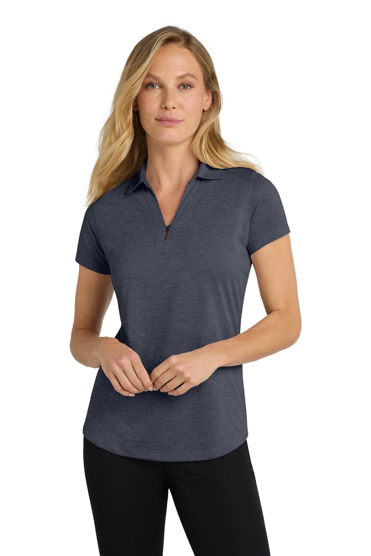 Port Authority Women's Digi Heather Performance Polo