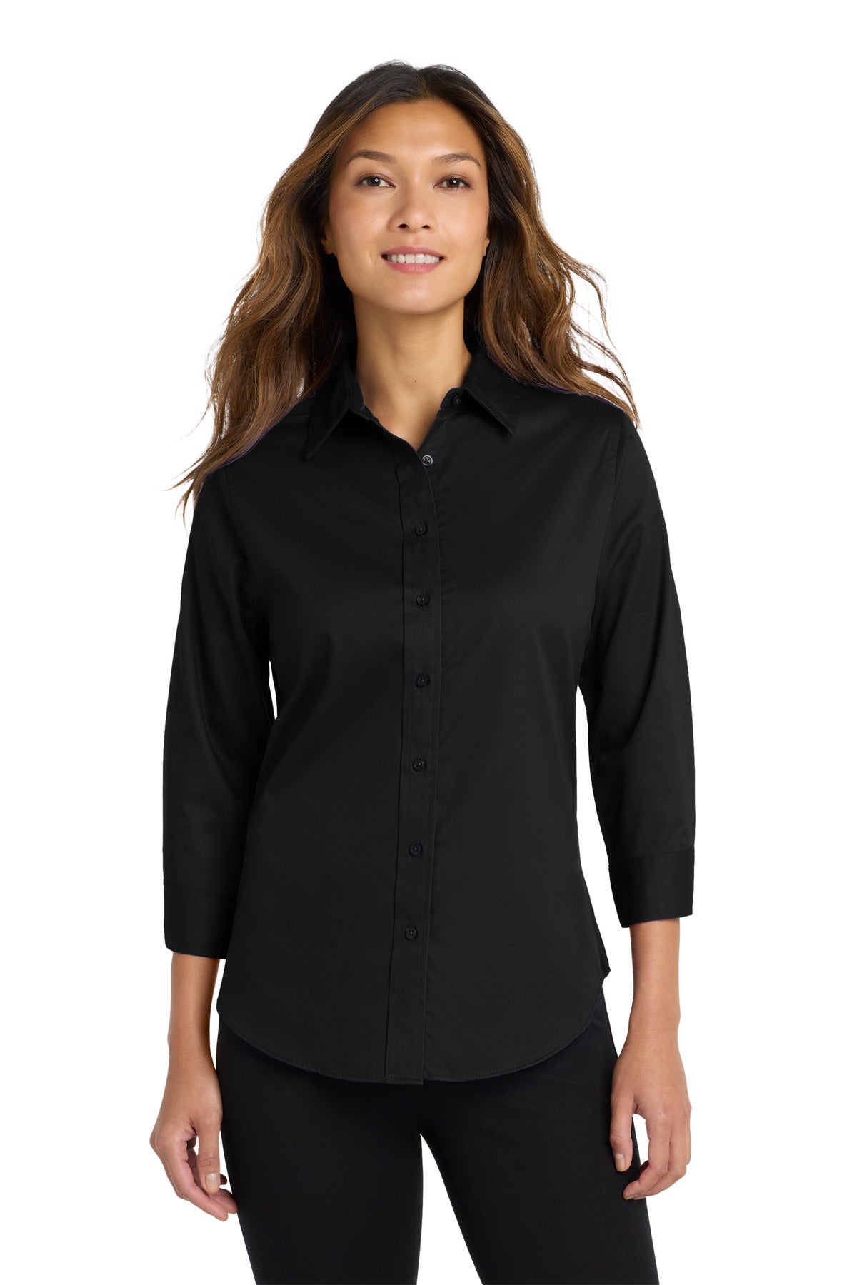 Port Authority Women's 3/4-Sleeve Easy Care Shirt
