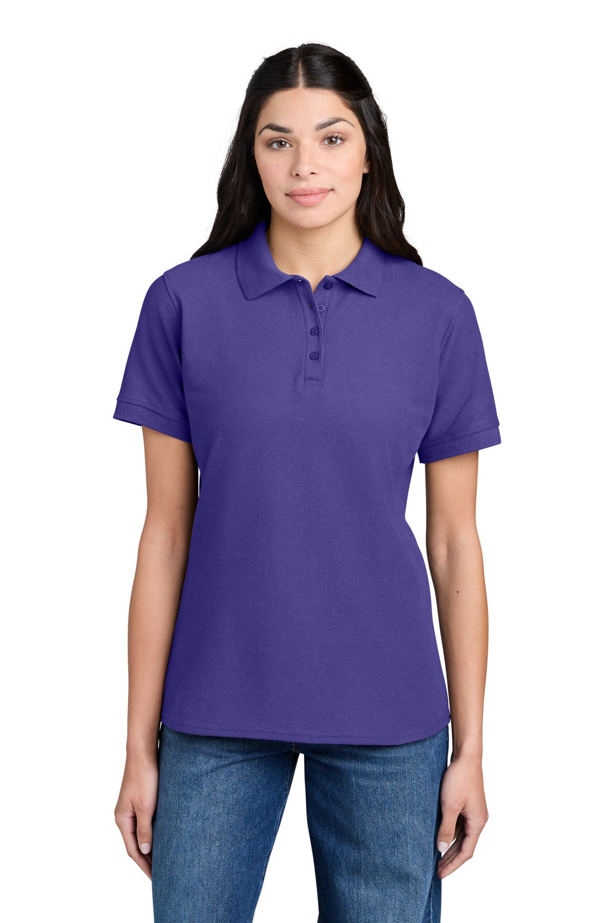 Port & Co Women's Core Blend Pique Polo
