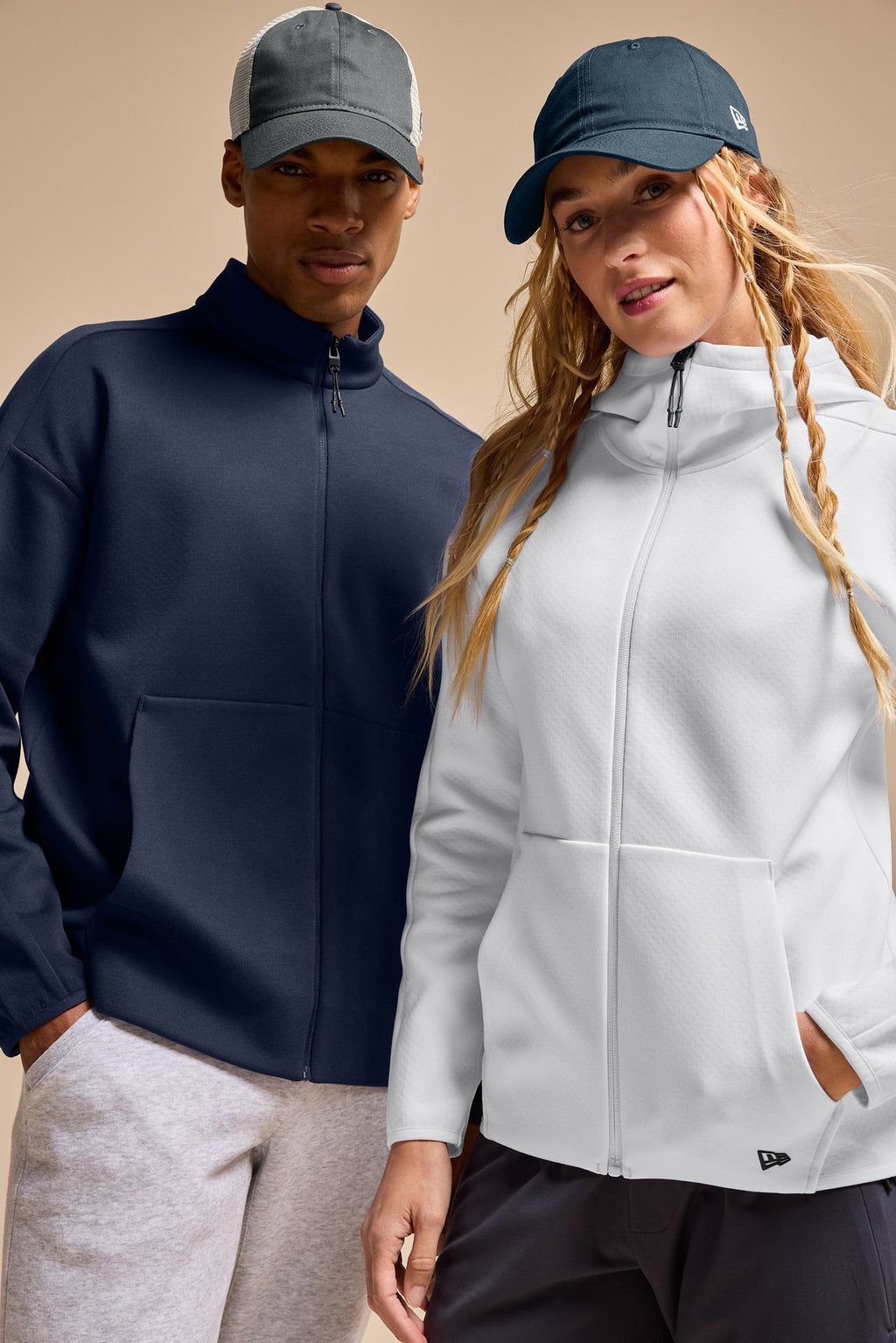 New Era Women's Double Back Full-Zip Hoodie