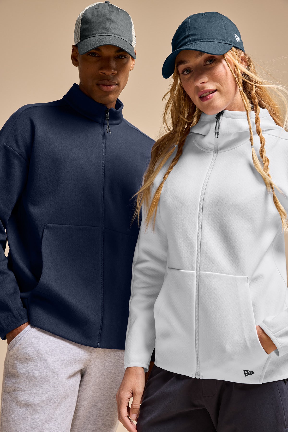 New Era Women's Double Back Full-Zip Hoodie