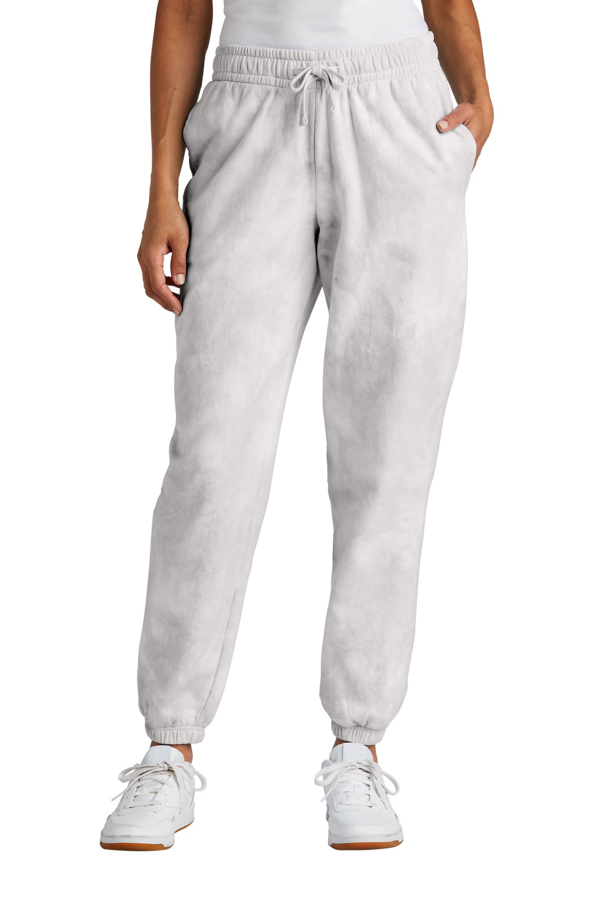 Port & Co Women's Beach Wash Cloud Tie-Dye Sweatpant