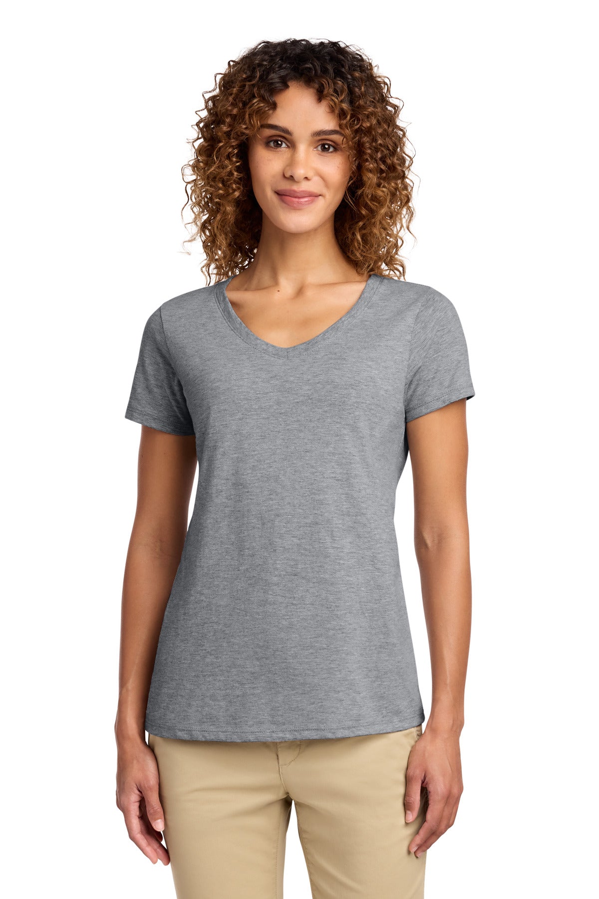 Port & Co Women's Fan Favorite V-Neck Tee