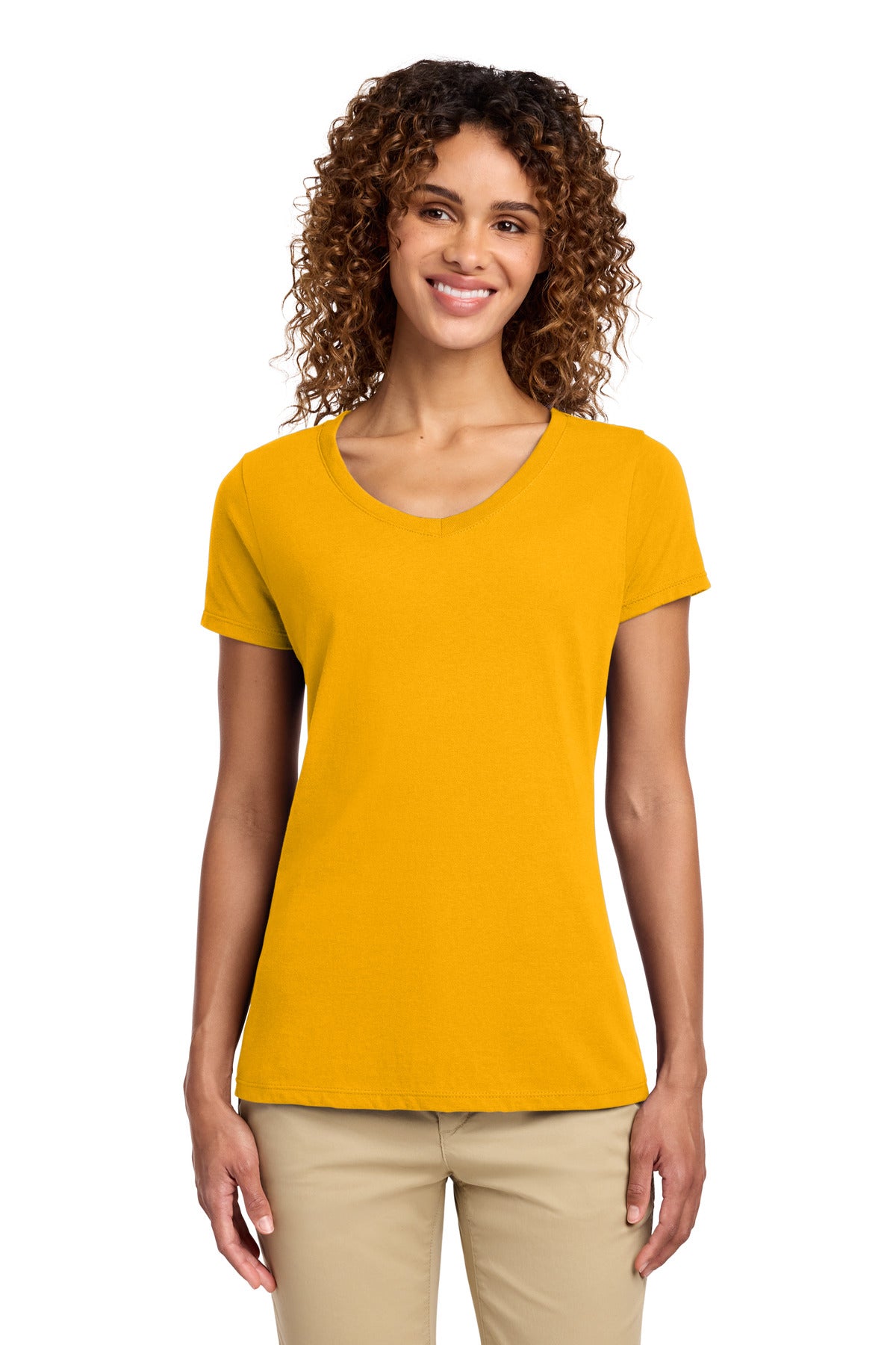 Port & Co Women's Fan Favorite V-Neck Tee
