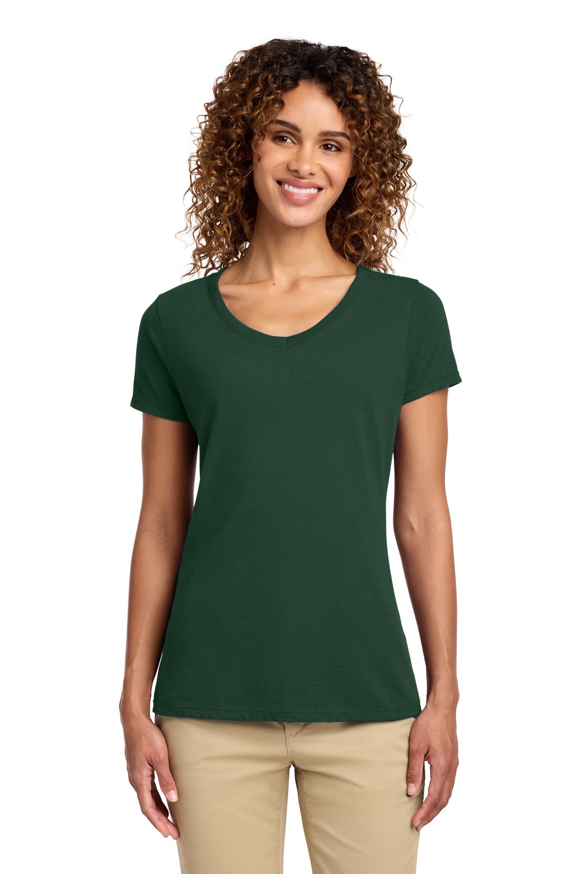 Port & Co Women's Fan Favorite V-Neck Tee