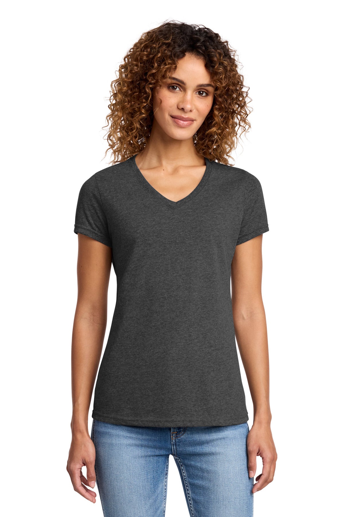 Port & Co Women's Fan Favorite Blend V-Neck Tee