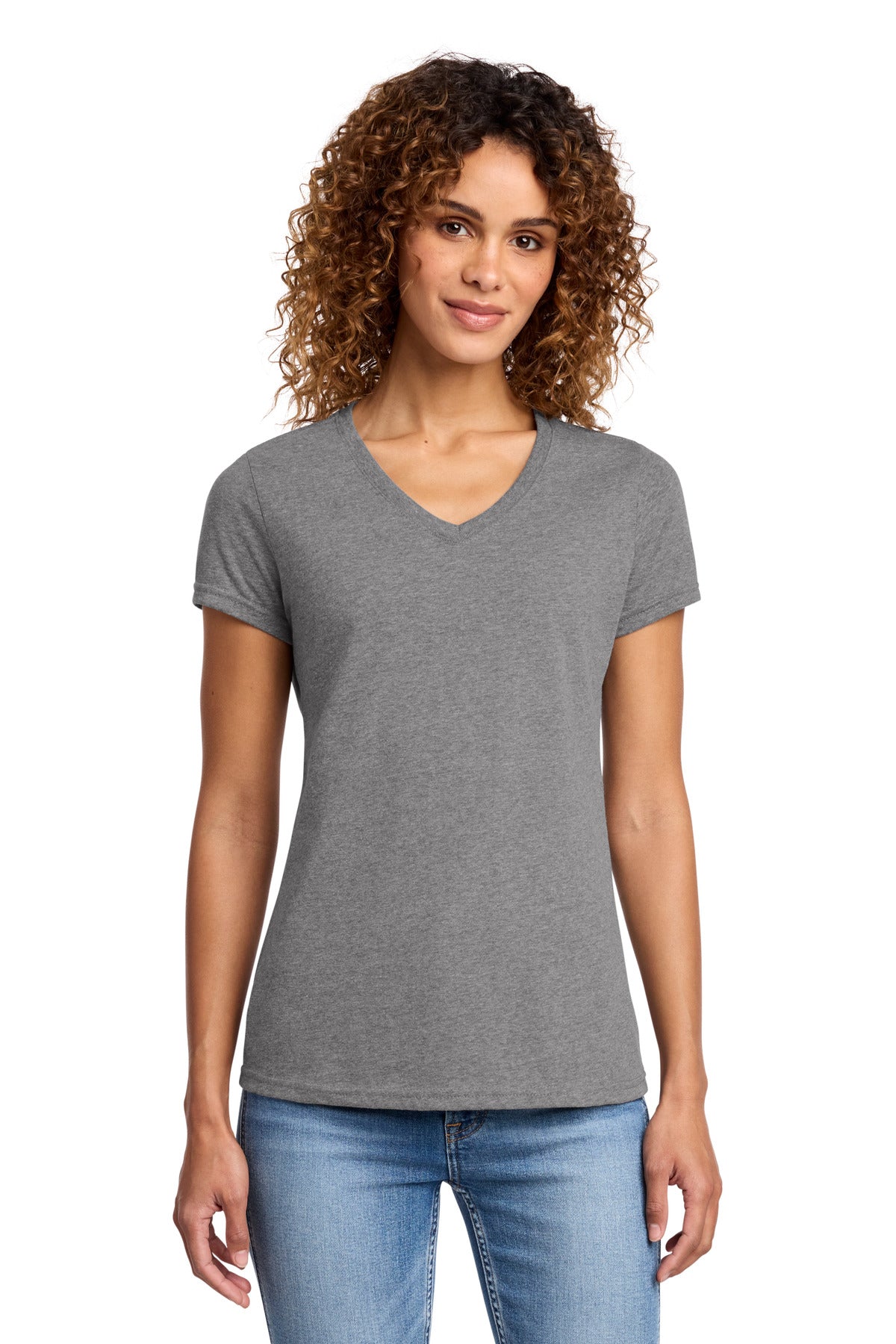 Port & Co Women's Fan Favorite Blend V-Neck Tee