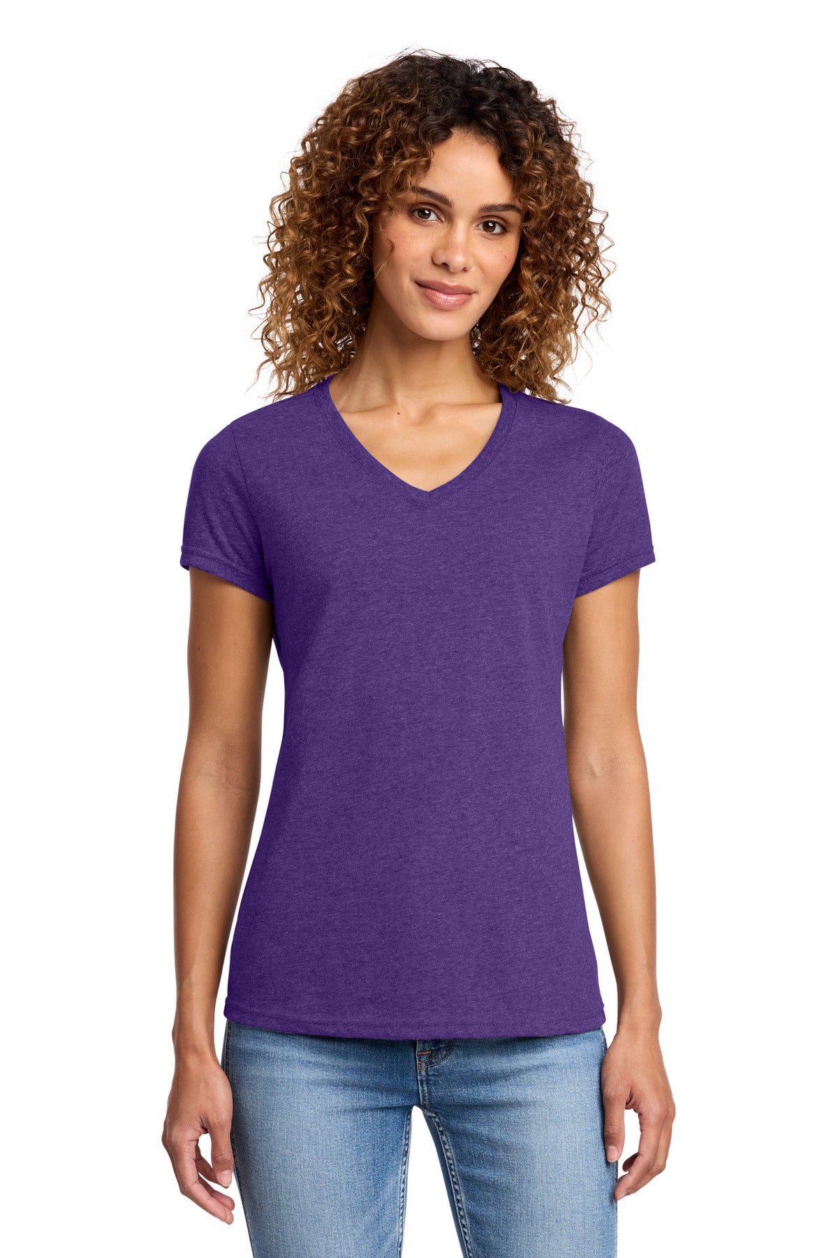 Port & Co Women's Fan Favorite Blend V-Neck Tee