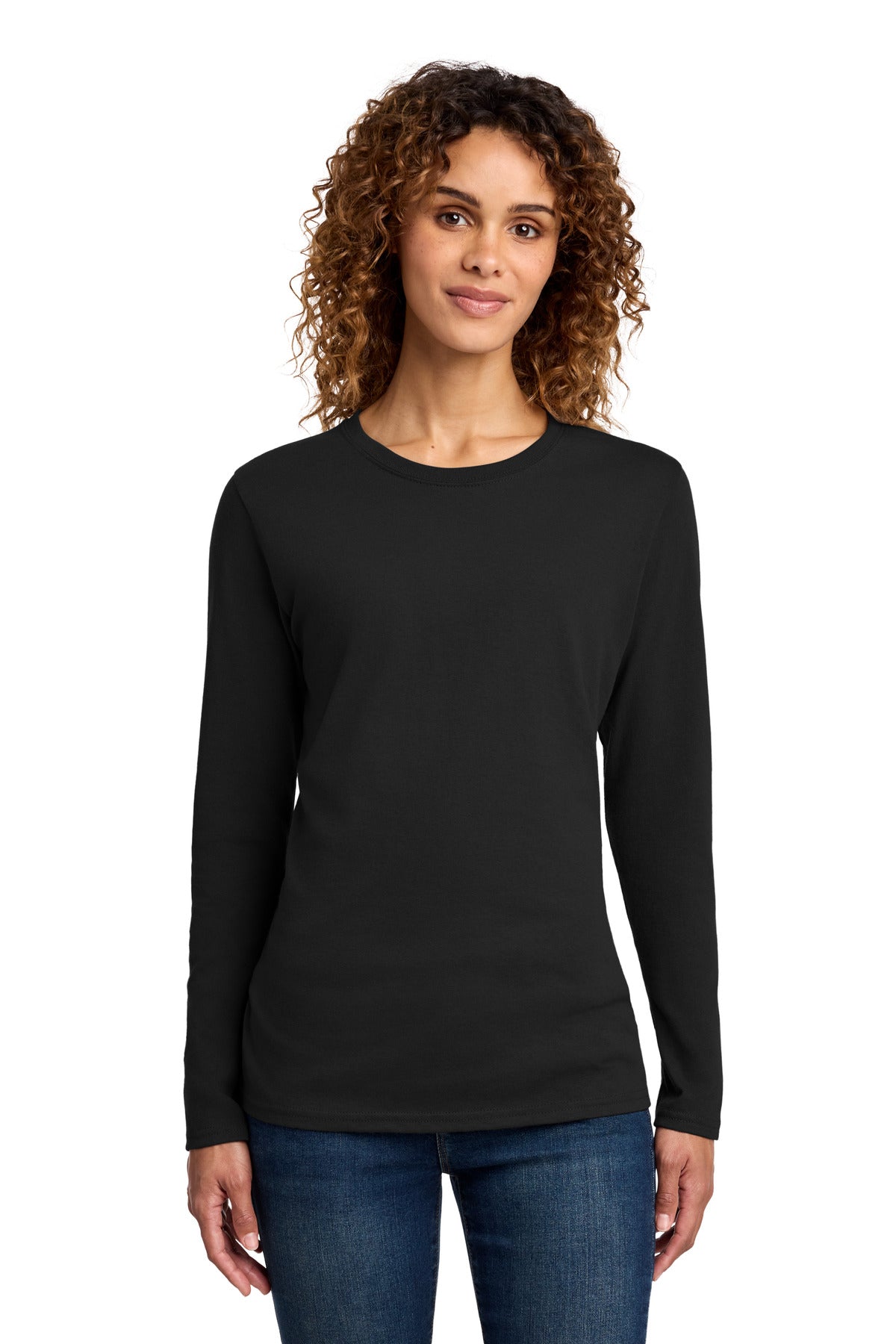 Port & Co Women's Long Sleeve Core Cotton Tee