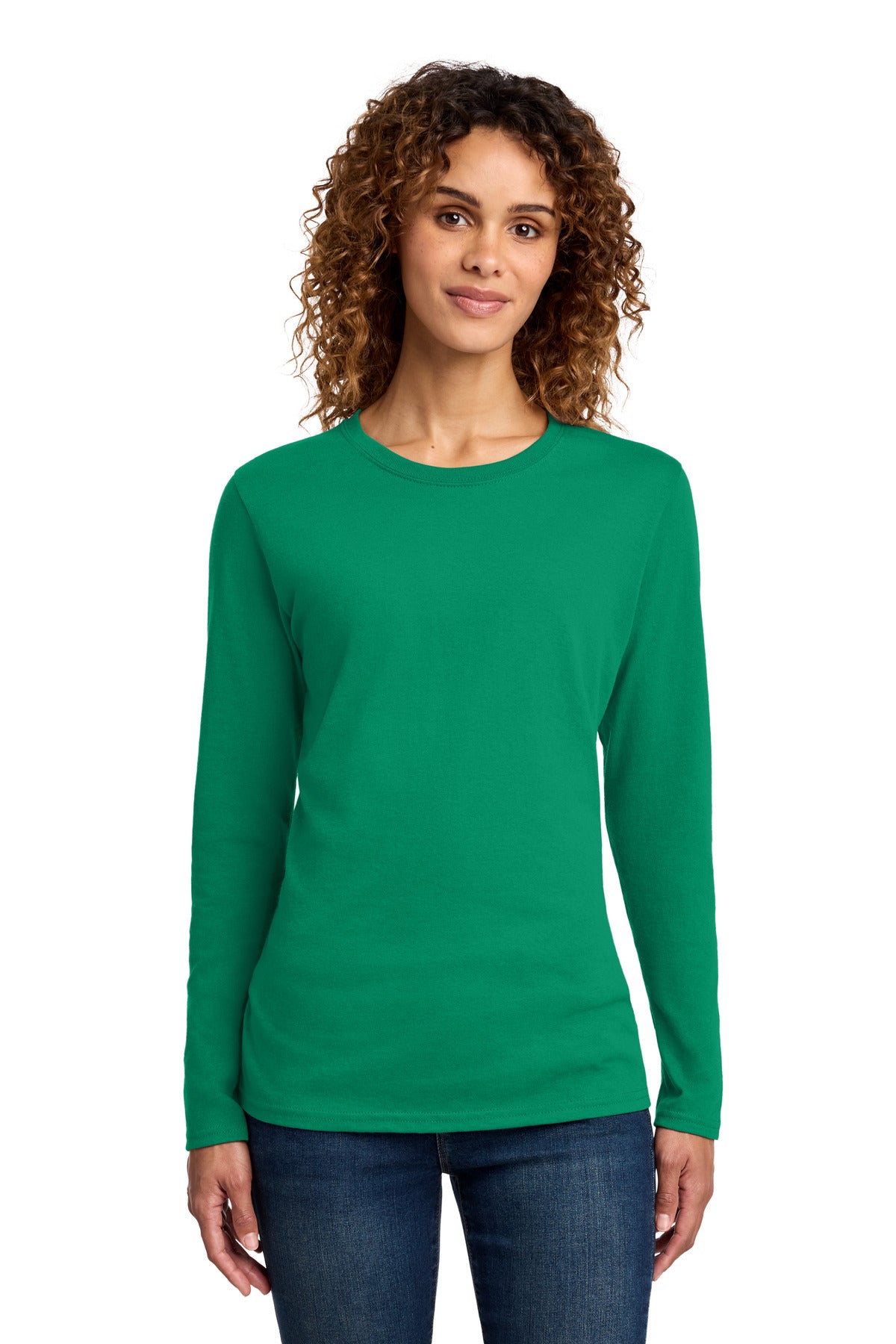 Port & Co Women's Long Sleeve Core Cotton Tee