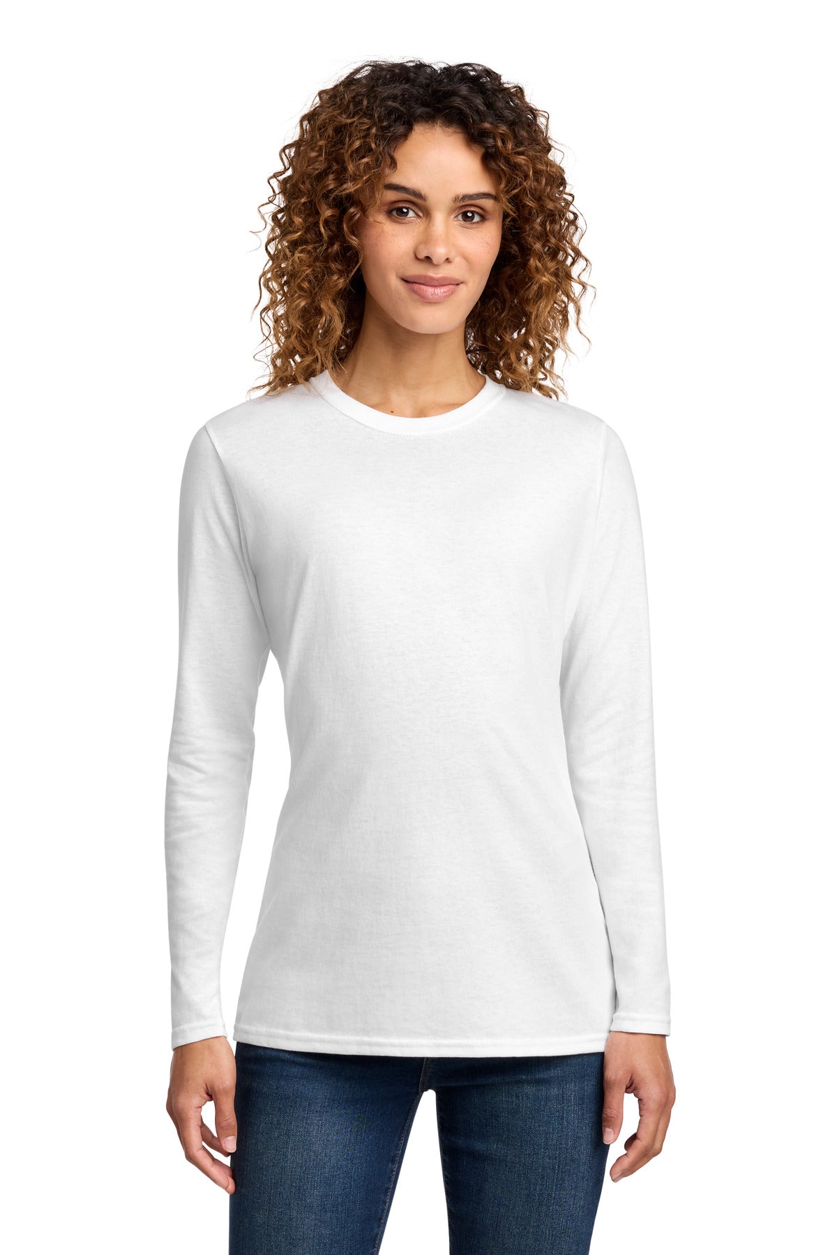 Port & Co Women's Long Sleeve Core Cotton Tee