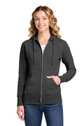 Port & Co Women's Core Fleece Full-Zip Hooded Sweatshirt