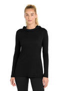 Sport-Tek Women's PosiCharge  Tri-Blend Wicking Long Sleeve Hoodie