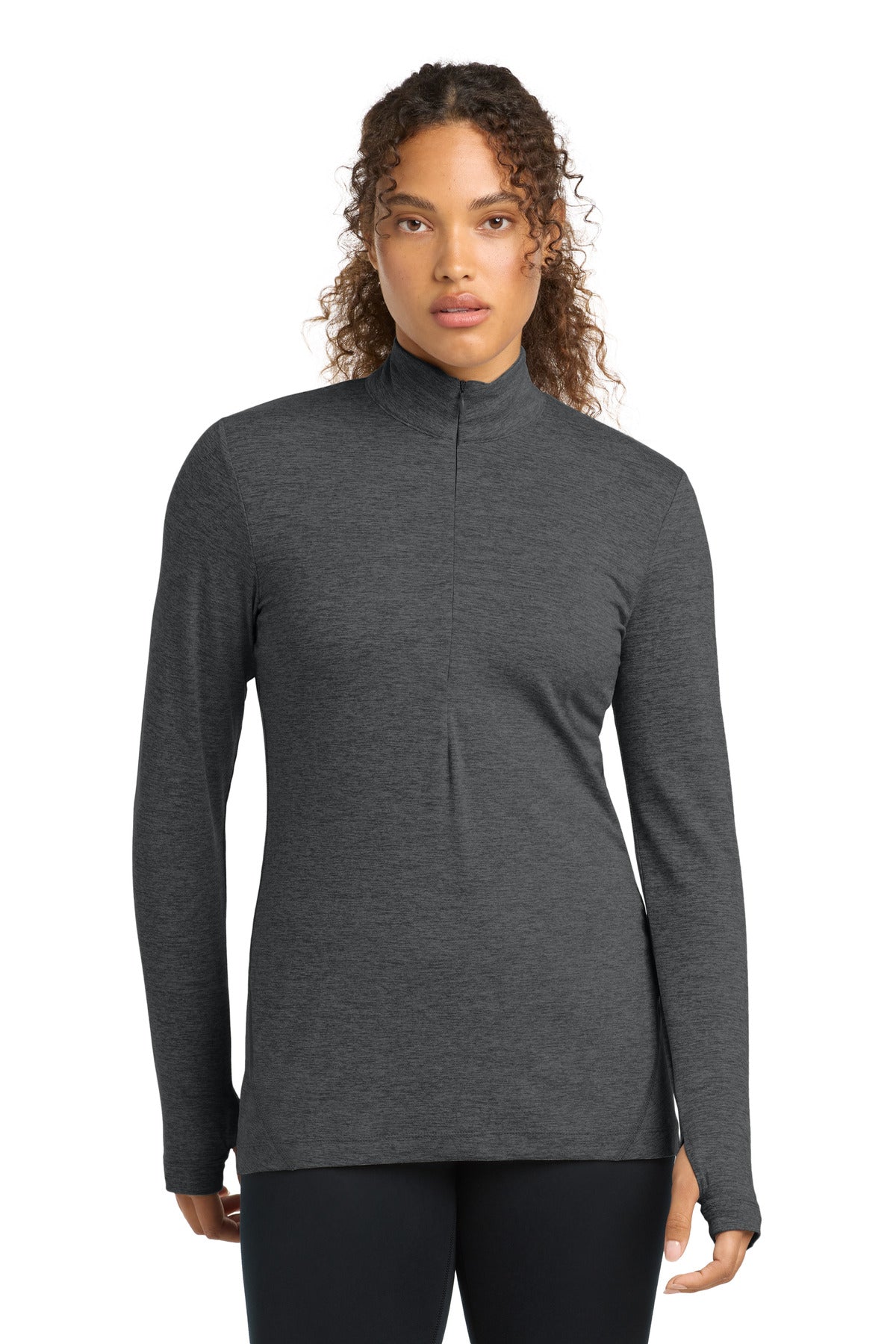 Sport-Tek Women's Exchange 1.5 Long Sleeve 1/2-Zip