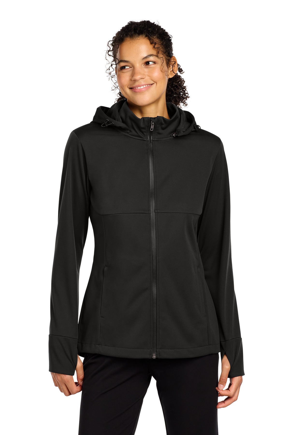 Sport-Tek Women's Hooded Soft Shell Jacket