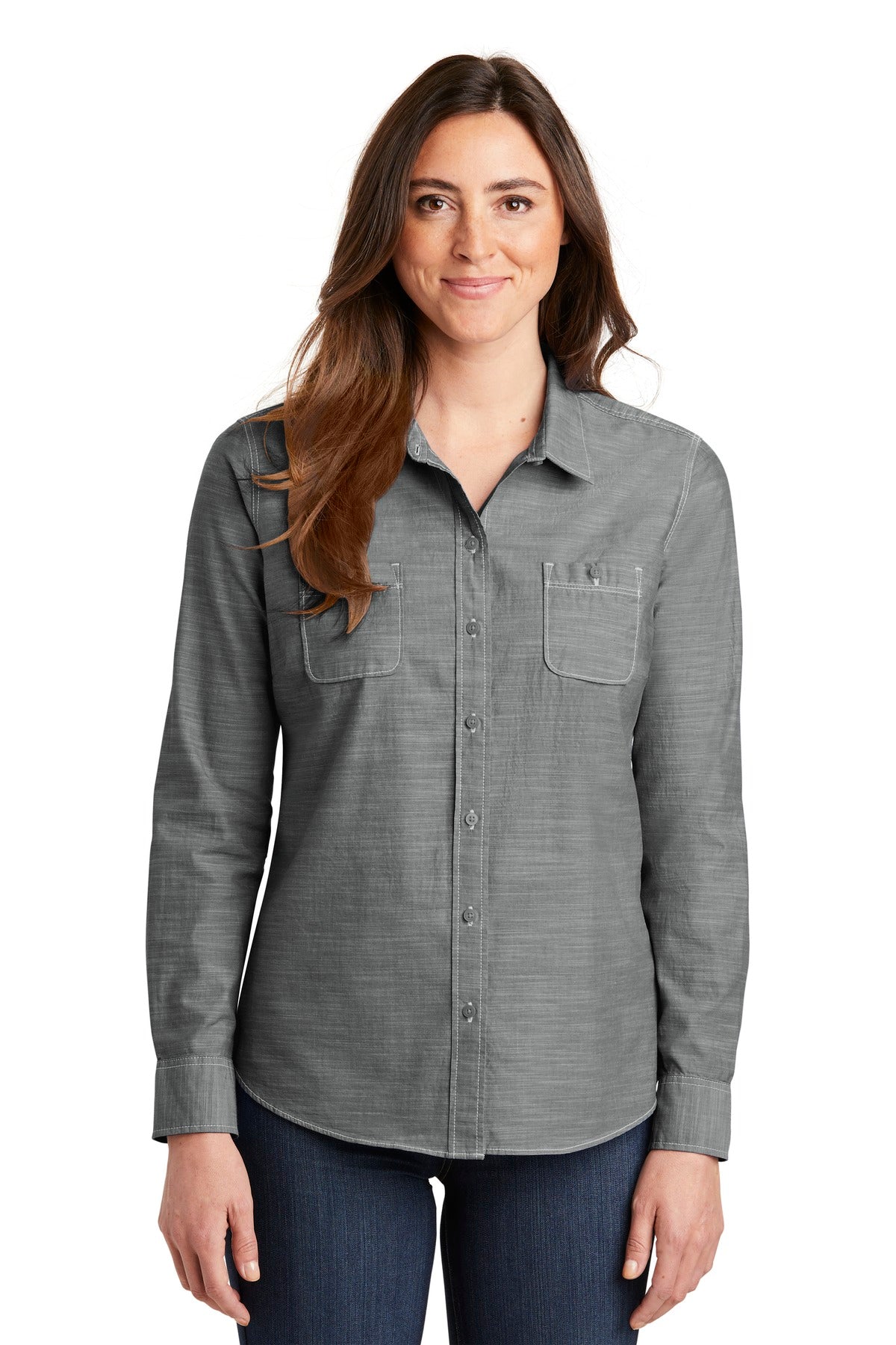 Port Authority Women's Slub Chambray Shirt