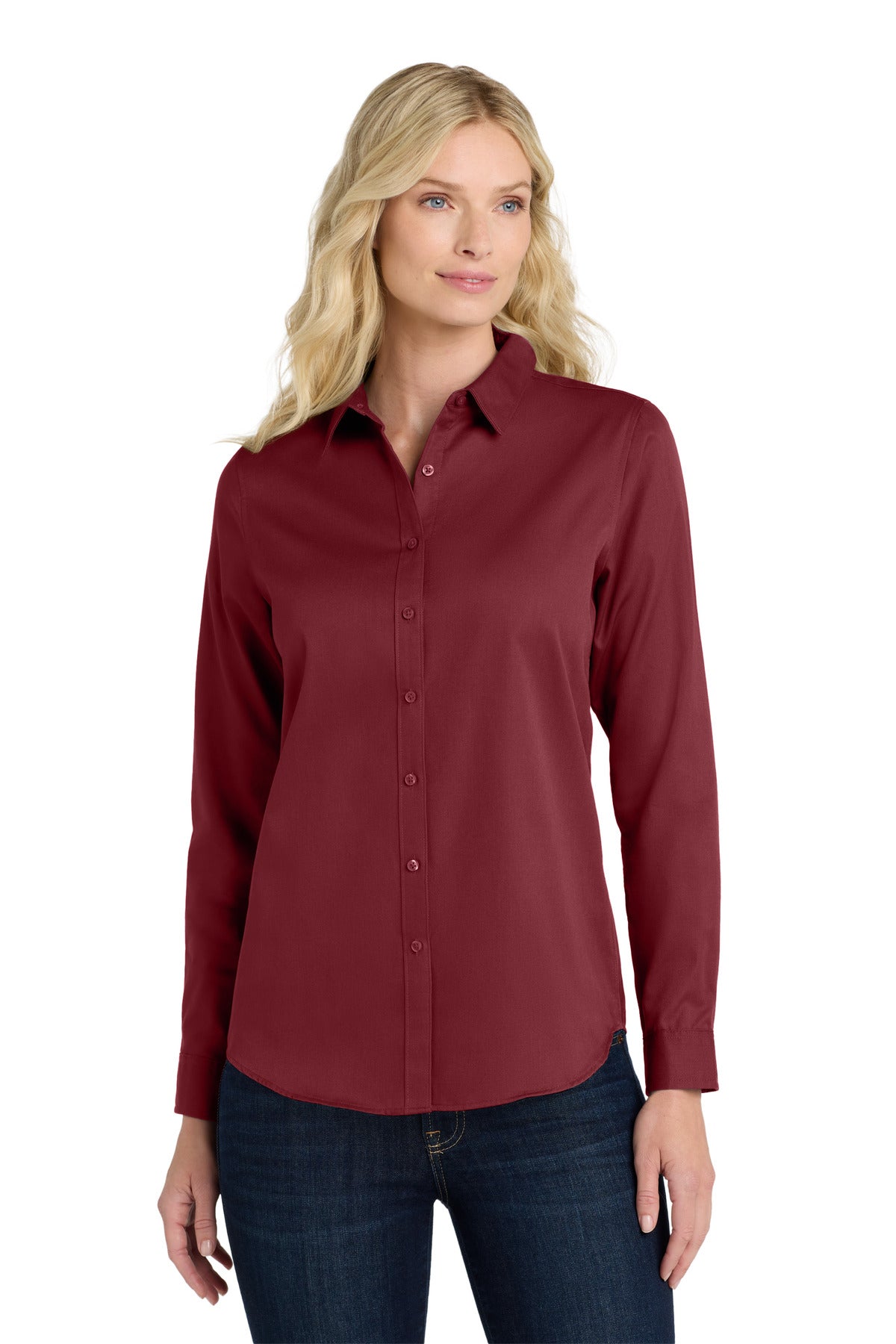 Port Authority Women's Long Sleeve SuperPro ReactTwill Shirt