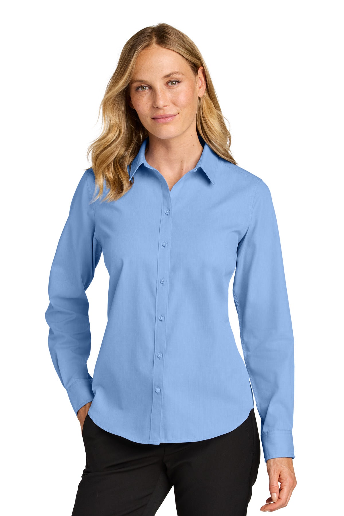 Port Authority Women's Long Sleeve Nailhead Easy Care Shirt