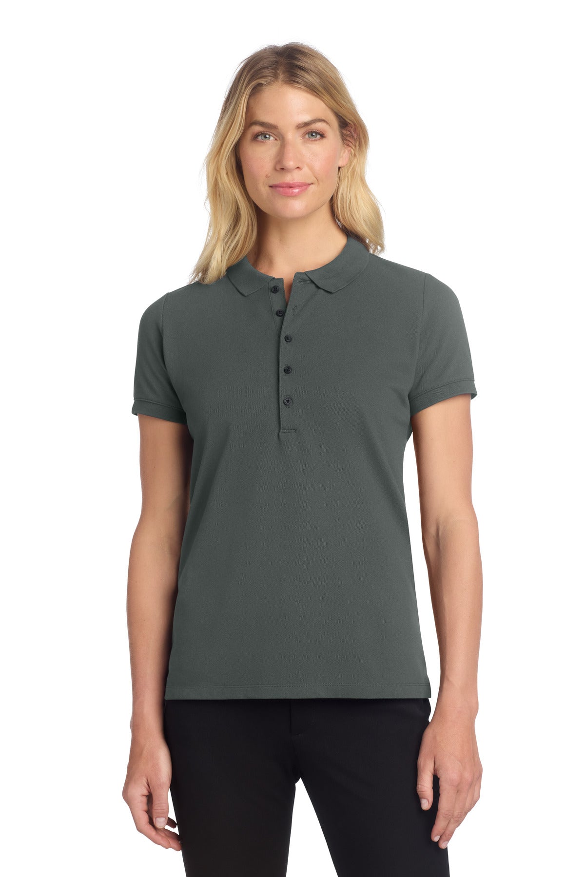 Mercer+Mettle Women's Stretch Heavyweight Pique Polo
