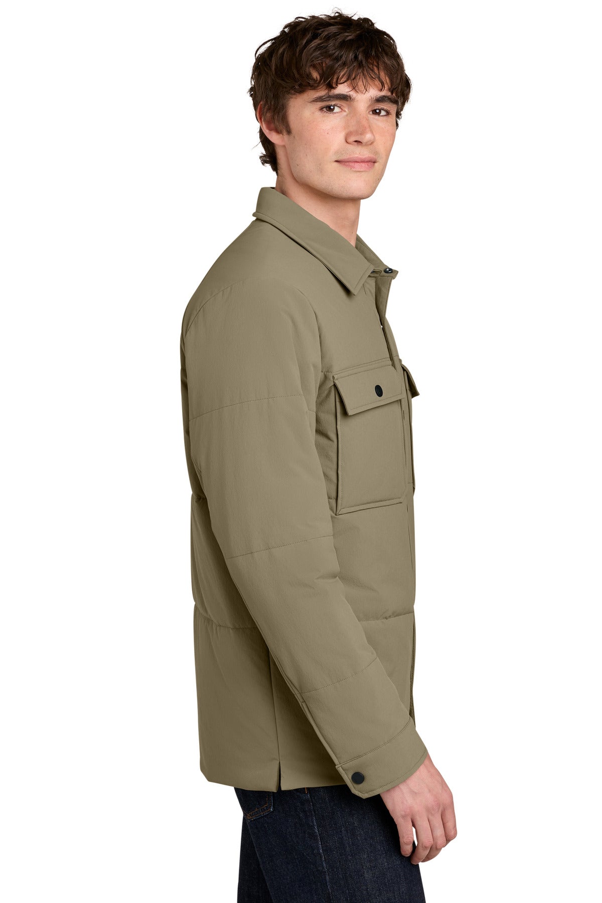 MiiR Sashiko Stretch Puffy Shacket