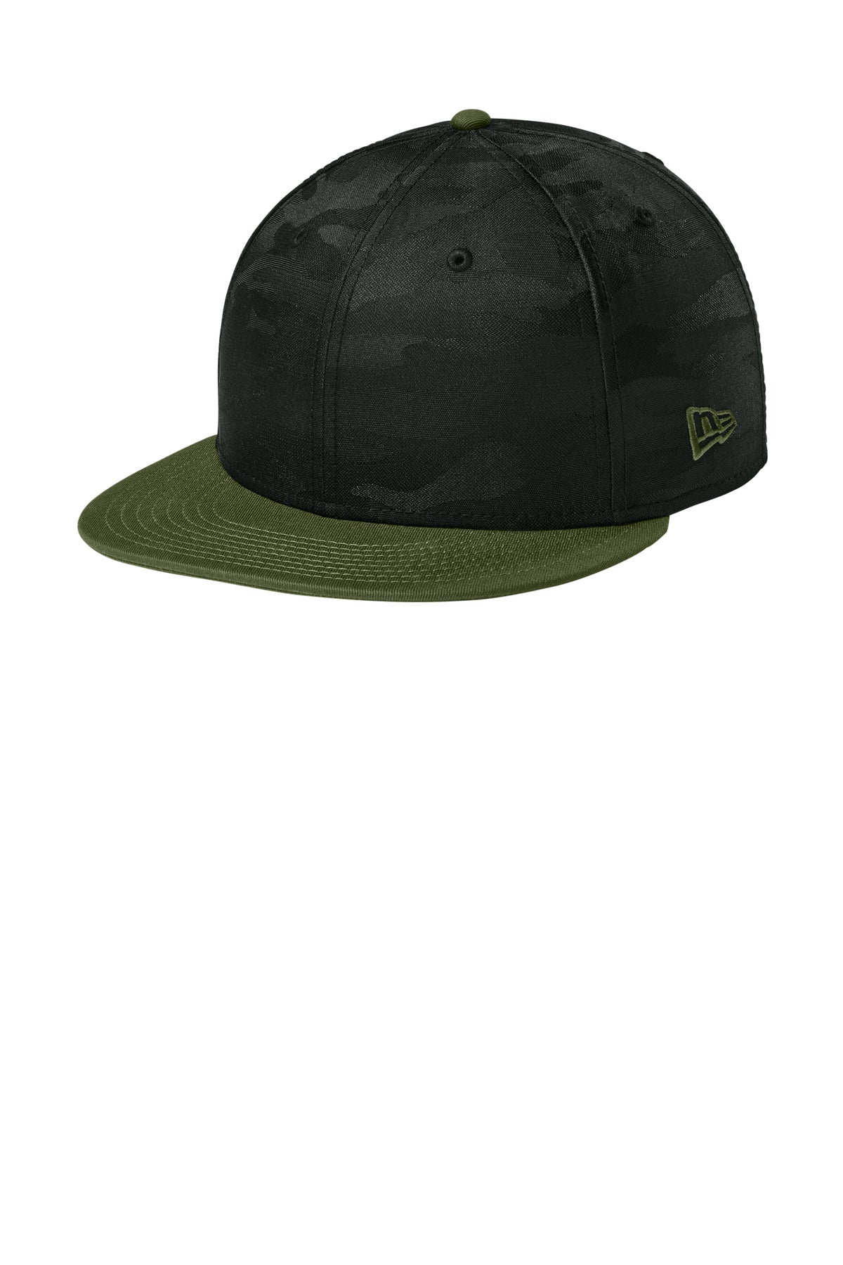 New Era  Camo Flat Bill Snapback Cap