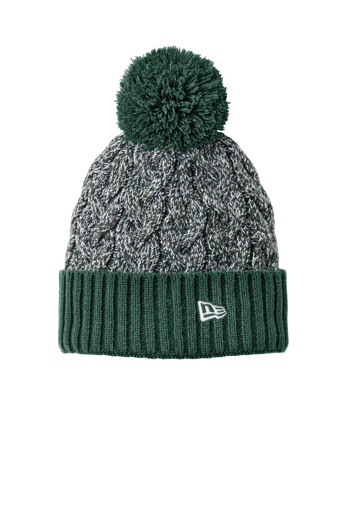 New Era Marled Knit Pom Beanie