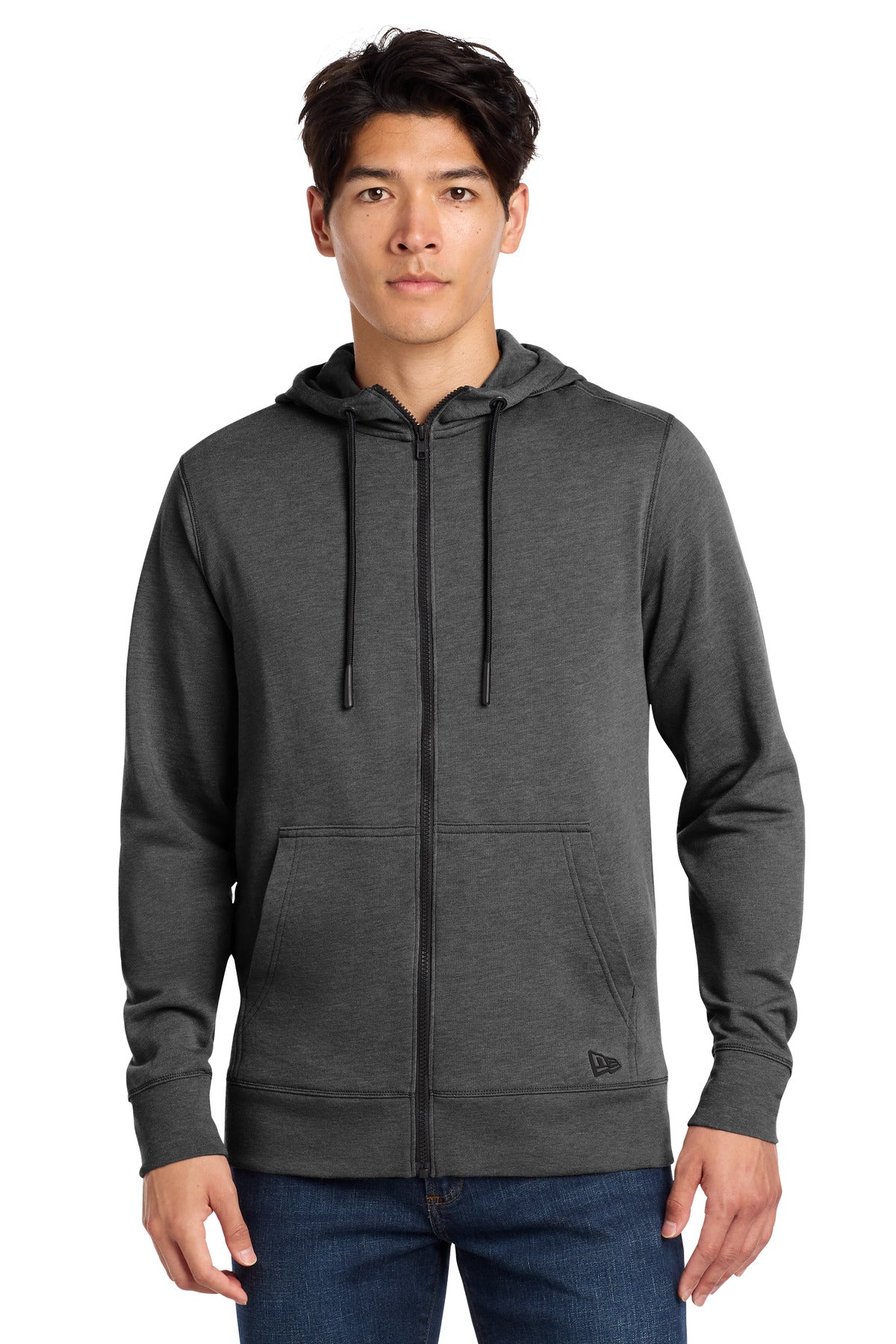 New Era  Tri-Blend Fleece Full-Zip Hoodie