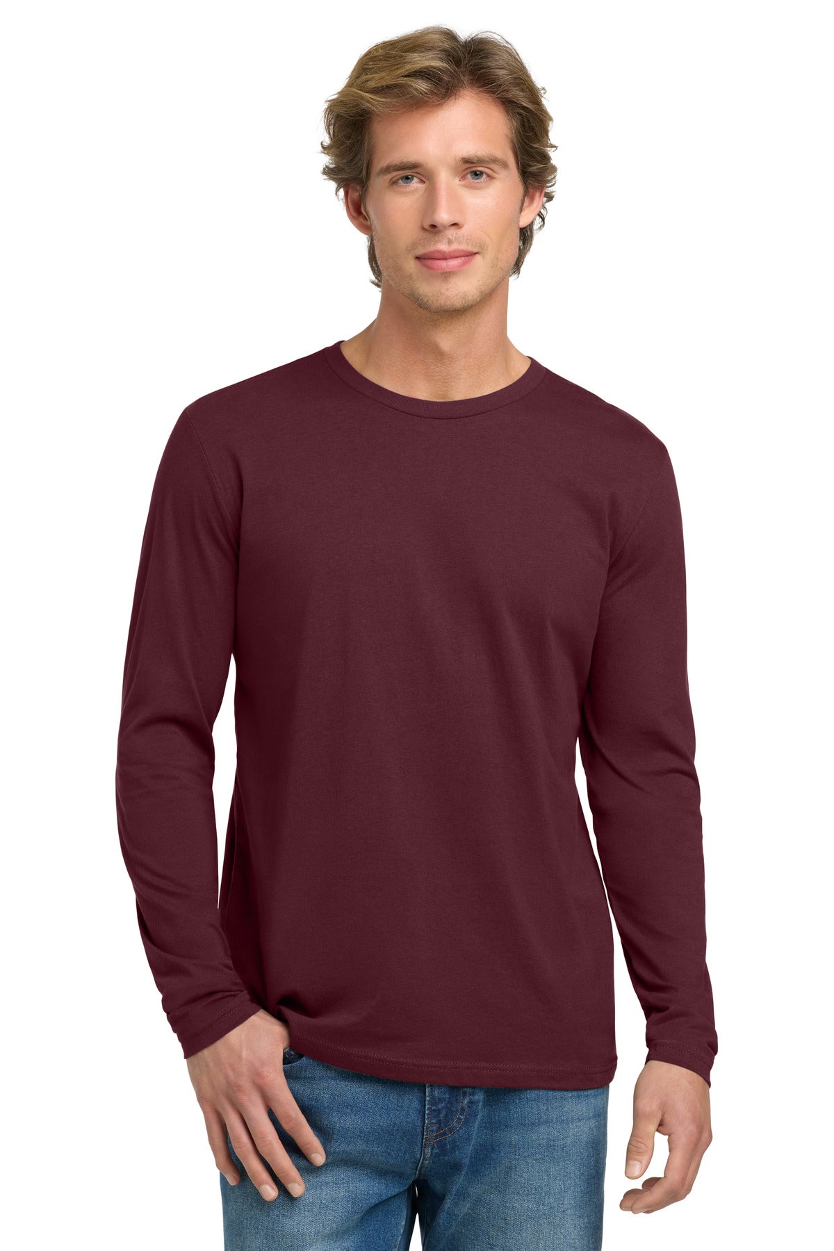 Next Level Apparel Cotton Long Sleeve Tee