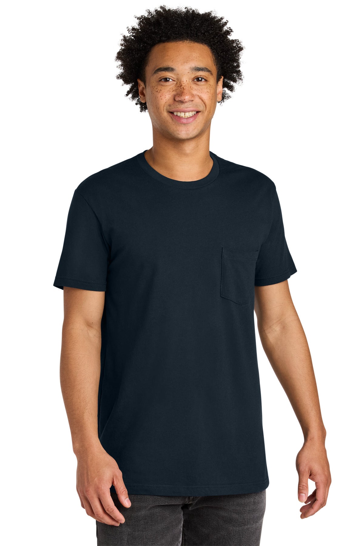 Next Level Apparel Cotton Pocket Tee
