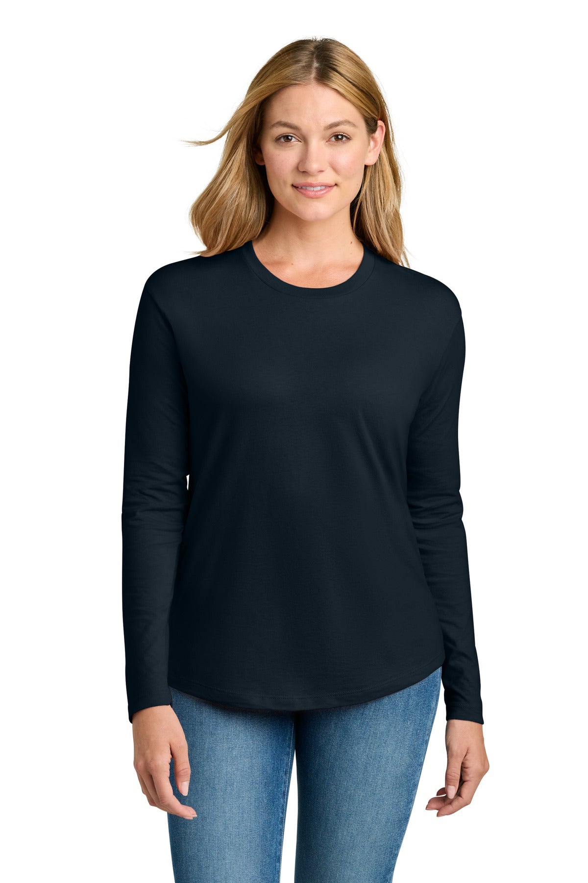 Next Level Apparel Women's Cotton Relaxed Long Sleeve Tee