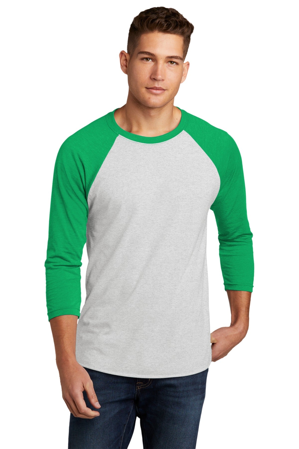 Next Level Apparel   Adult Tri-Blend 3/4-Sleeve Raglan Tee