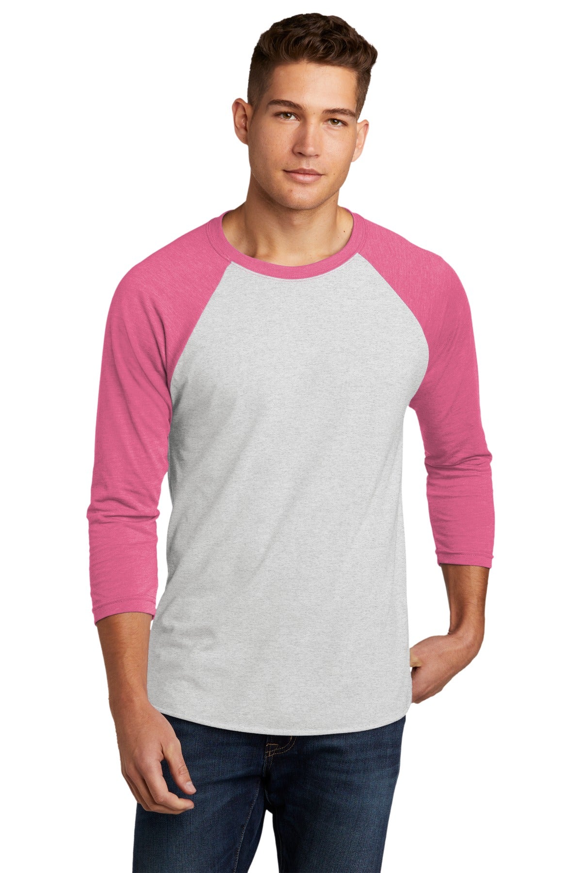 Next Level Apparel   Adult Tri-Blend 3/4-Sleeve Raglan Tee